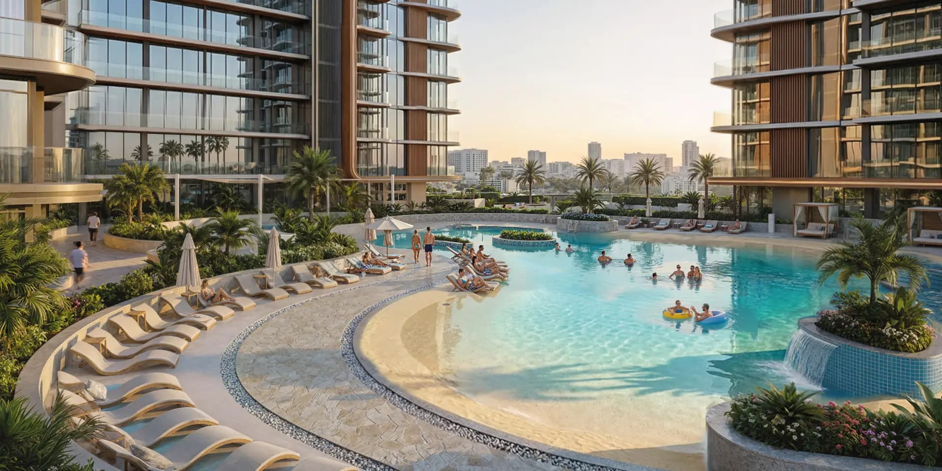 Azizi Jaddaf Beach Oasis