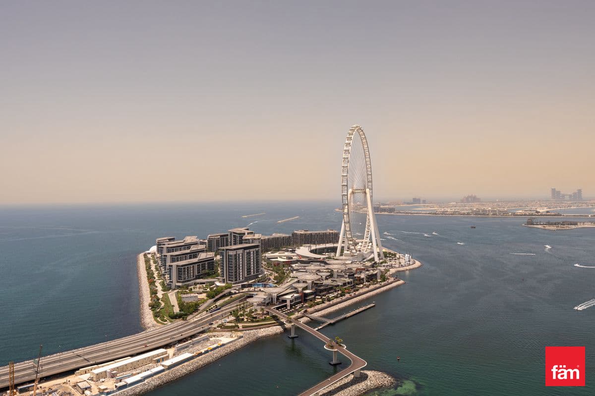 Fully Furnished 3br | Water And Ain Dubai Views