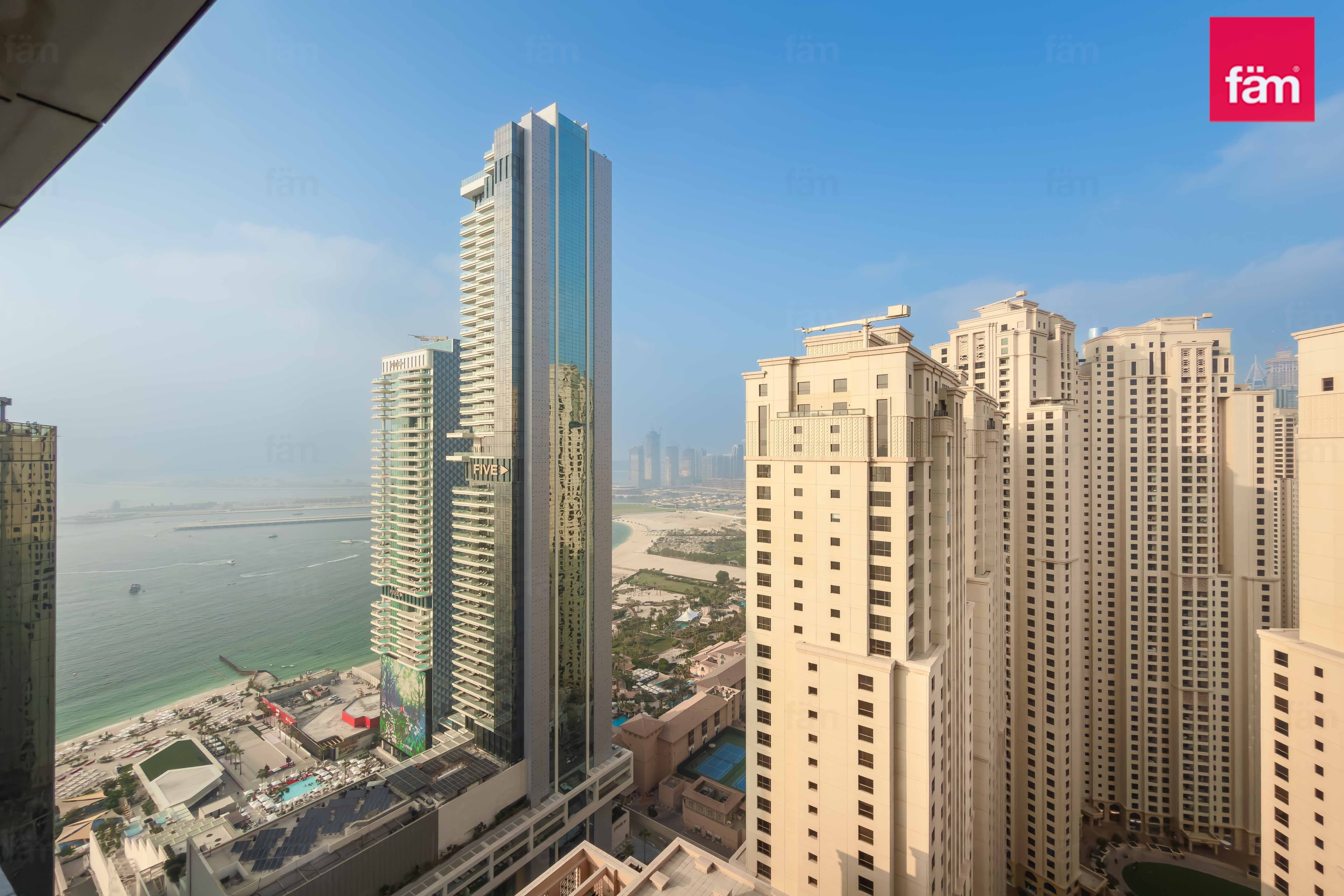 2 Bed Plus Maid W/ Balcony/ High Floor/JBR Views