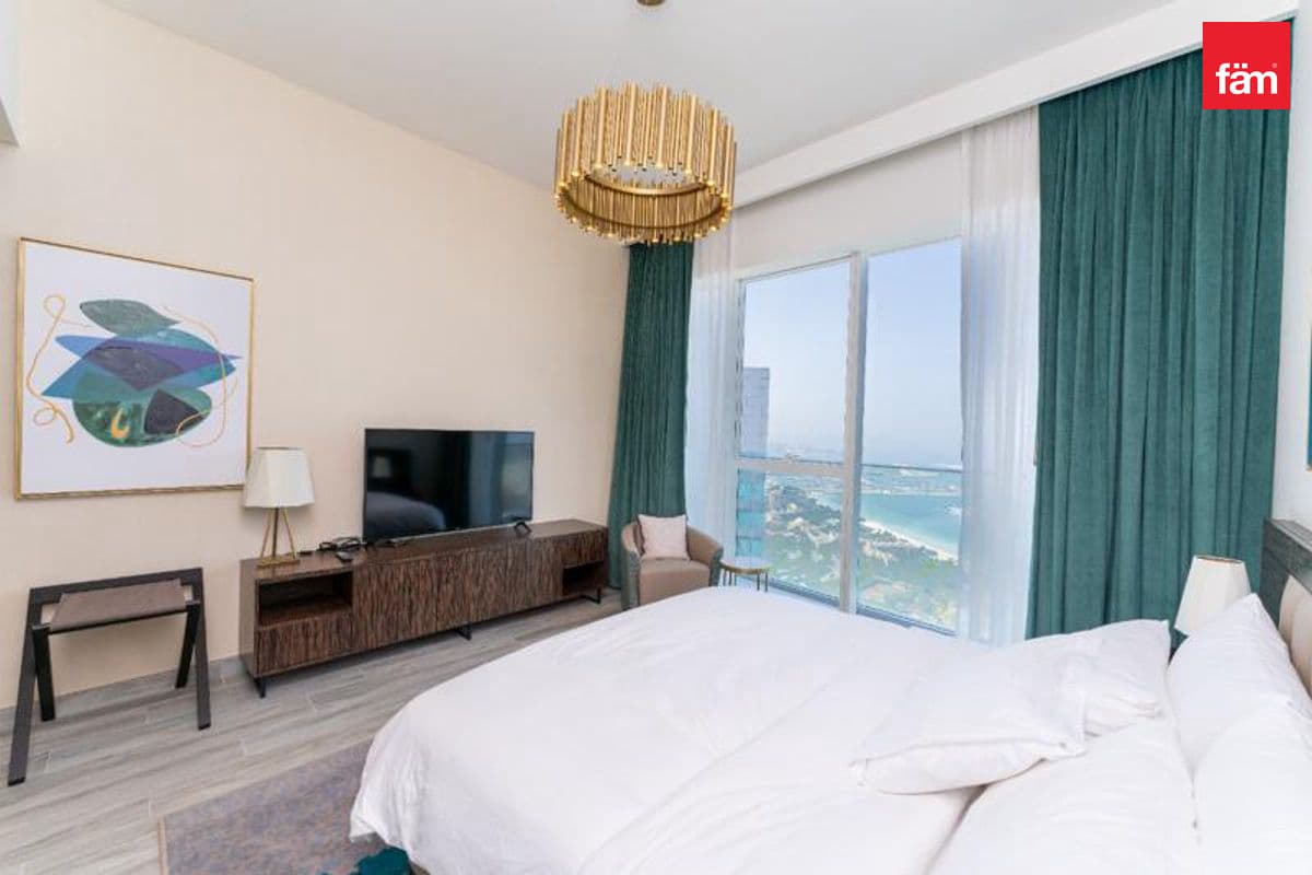 Sea And Palm View | Fully Furnished | High Floor