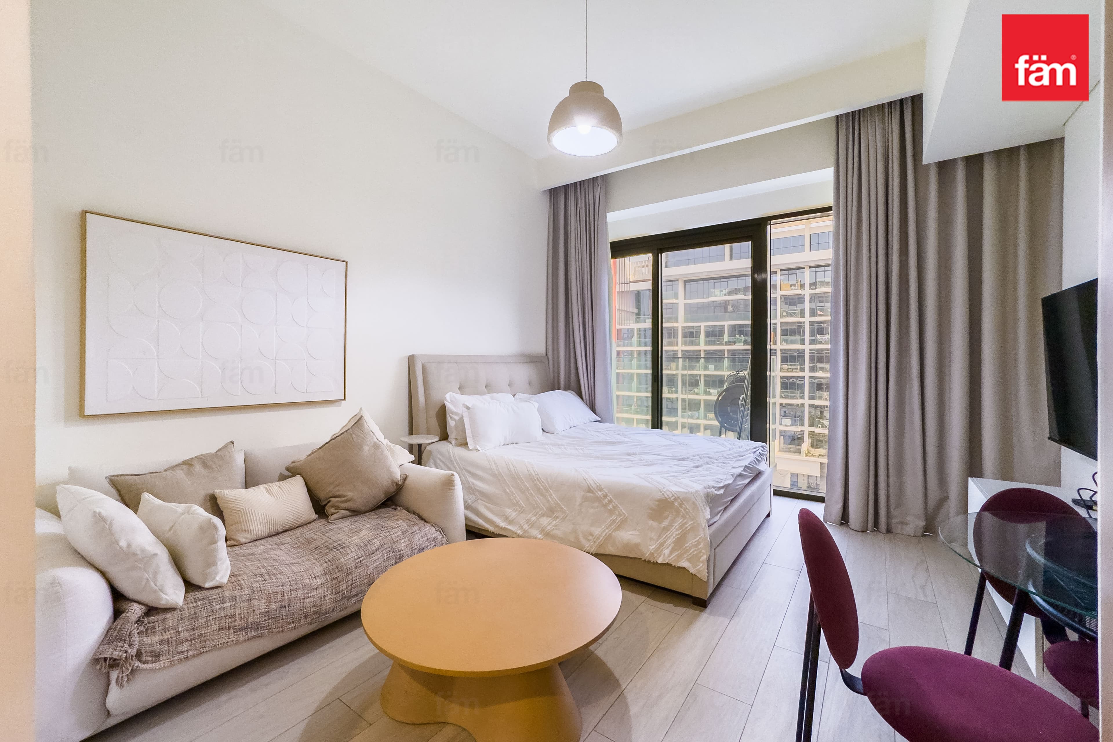 Furnished Studio | 12 Cheques | Ready