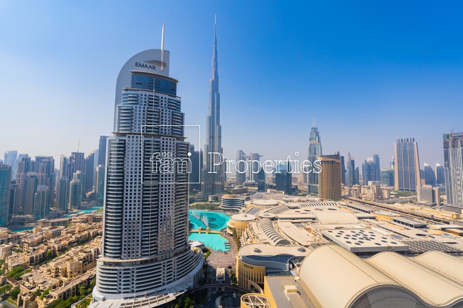 3br, EMAAR, High Floor, Burj View - BLVD Point