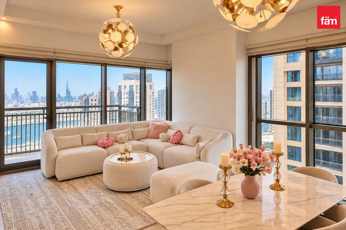 High Floor | Corner Unit | Canal View | Furnished