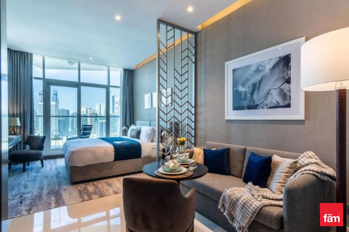 Elegant Studio | Fully Furnished | Balcony