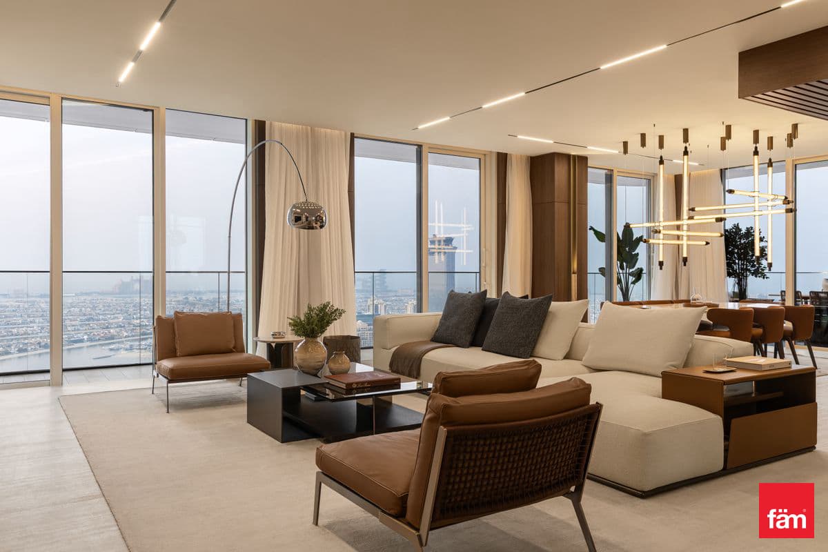 Luxury Designer Penthouse | Palm & Skyline Views