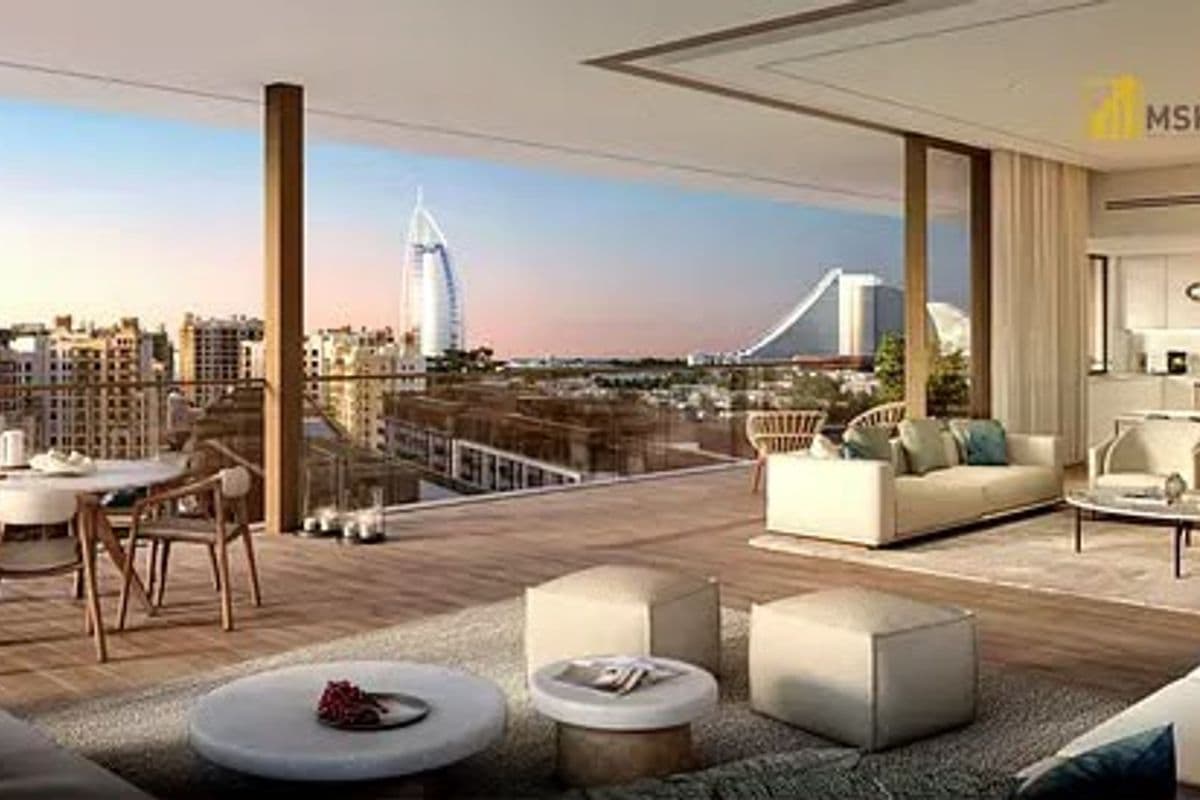 Burj Al Arab View | 2 Br + Maids | Corner Unit