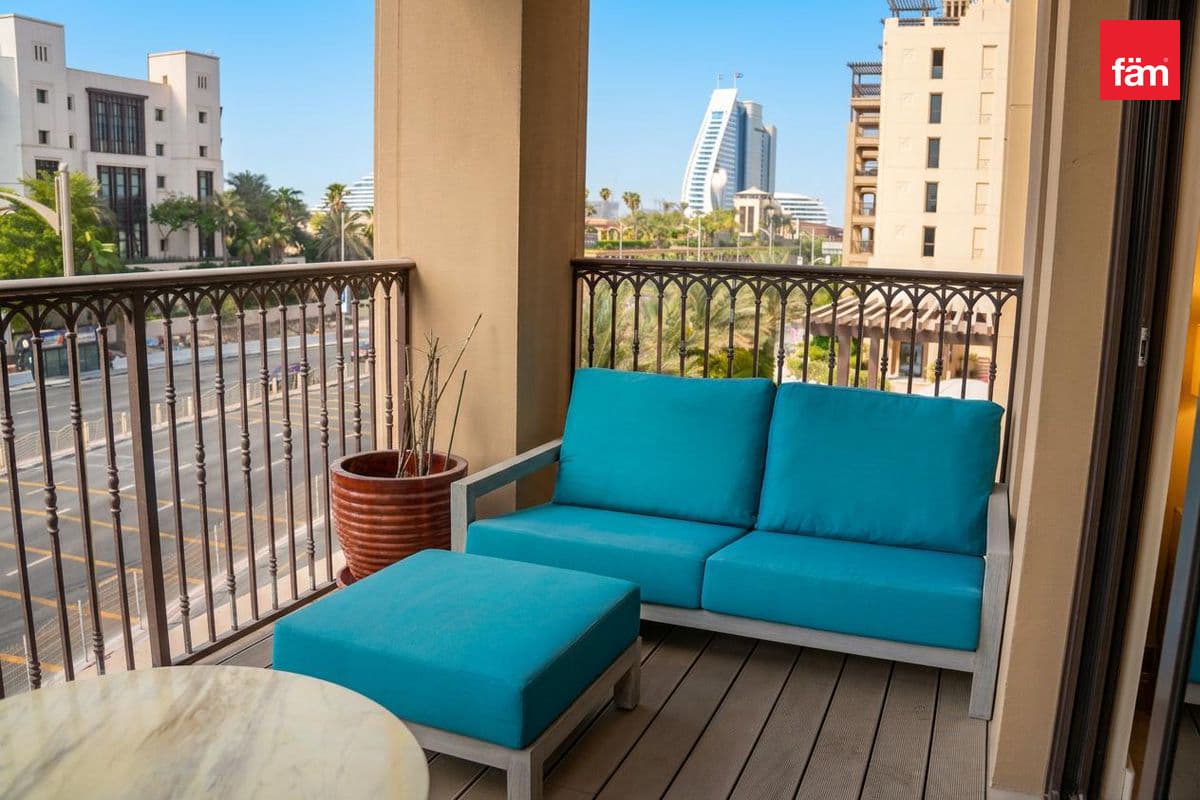 Most Stunning 3br | Burj Al Arab View | Furnished|