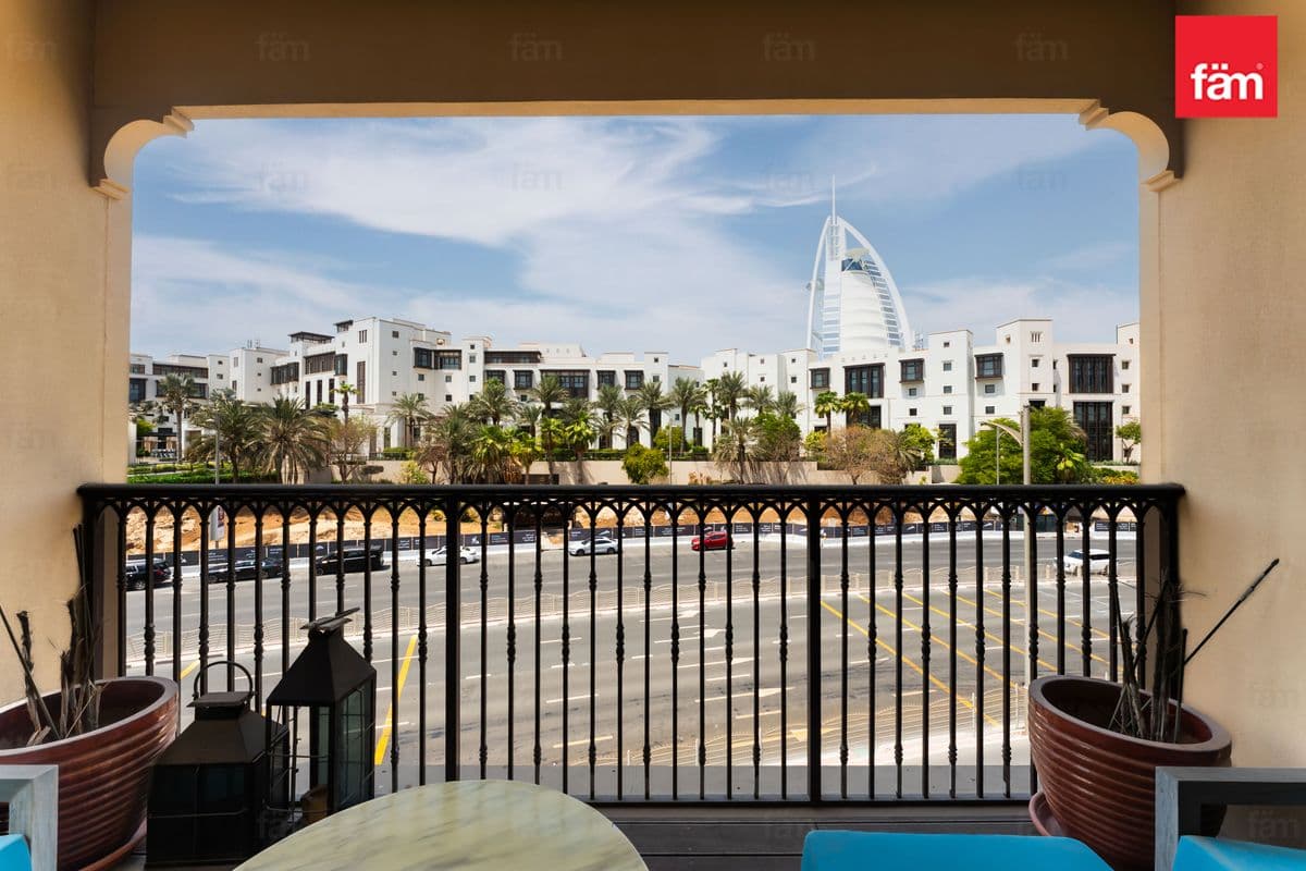 Most Stunning 3br | Burj Al Arab View | Furnished|