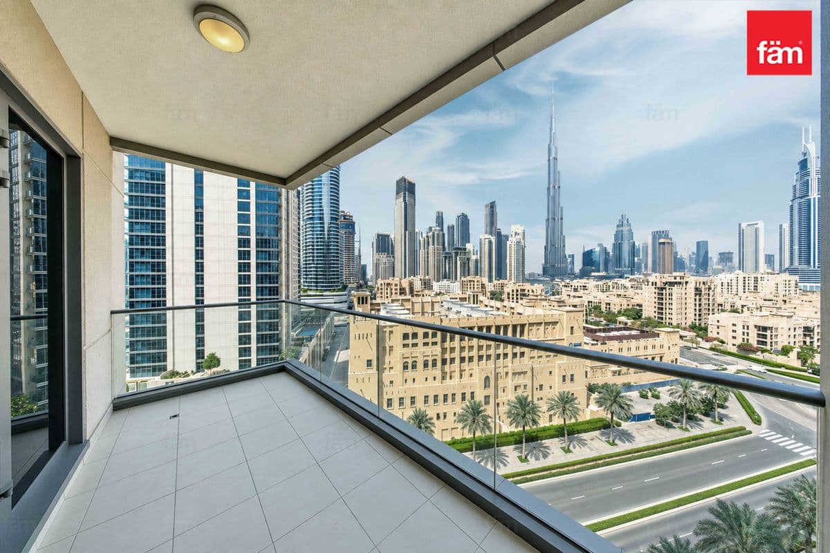 Burj And Park View|Vacant From Mid Oct|Unfurnished
