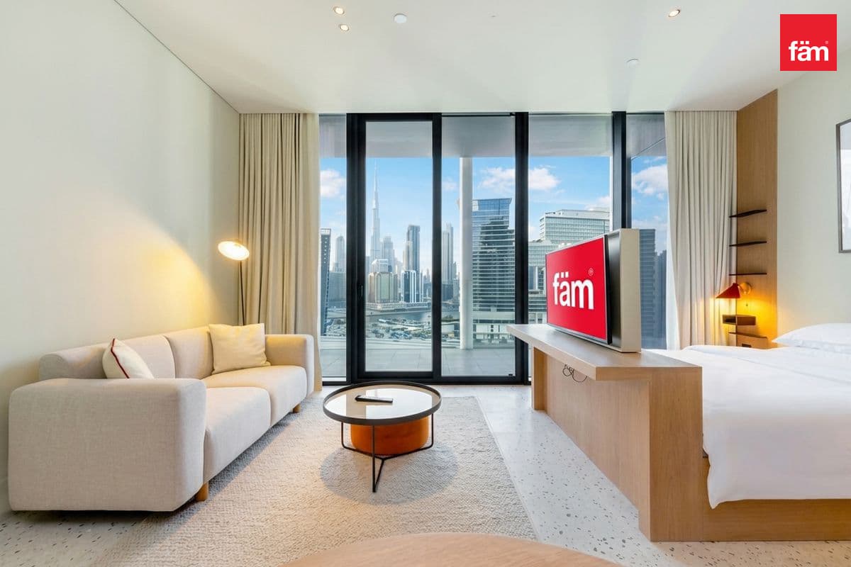 Burj View Balcony | Modern Furnished Studio