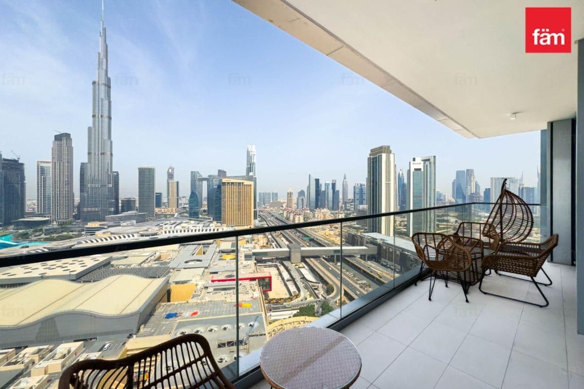Burj & Fountain View | High Floor | Maid | Mall